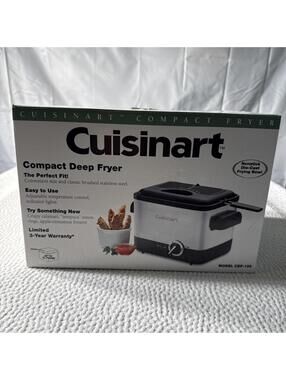 Cuisinart CDF-100 Deep Fryer, Brushed Stainless Steel